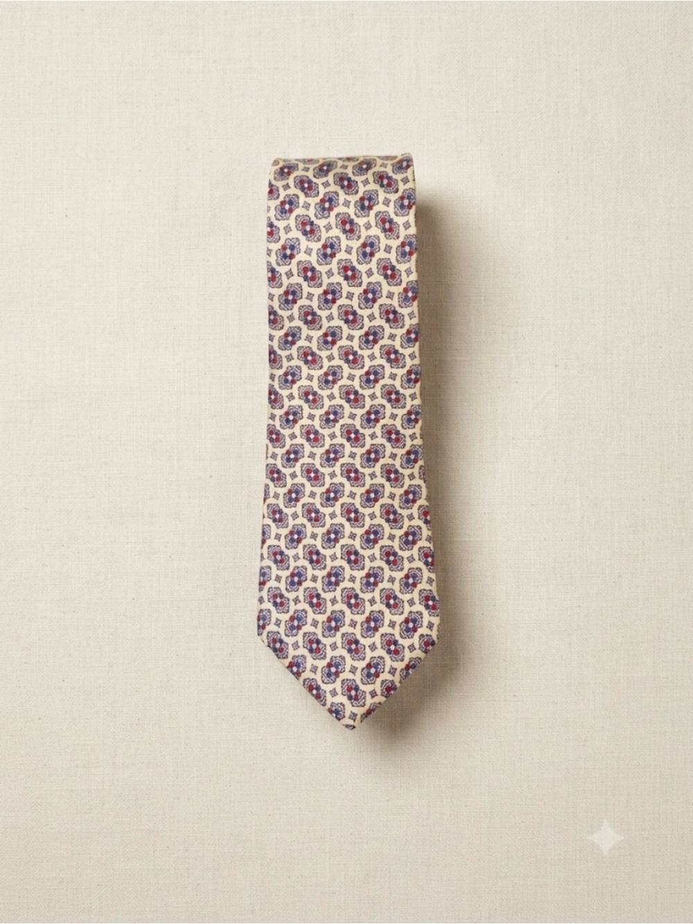 Vintage 1970s-80s Christian Dior Monsieur Necktie – Italian Silk, Made in USA